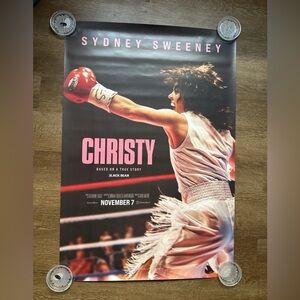 CHRISTY MOVIE POSTER Original DS 27x40 - SYDNEY SWEENEY